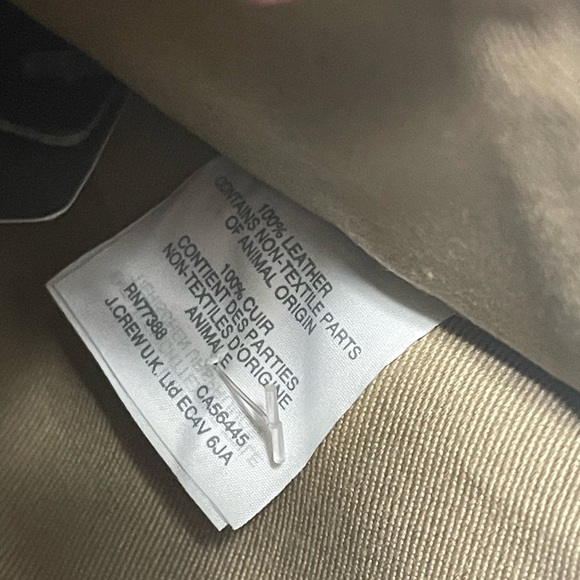 J Crew leopard print and black leather small clutch/ makeup bag. New w tags - Picture 12 of 16